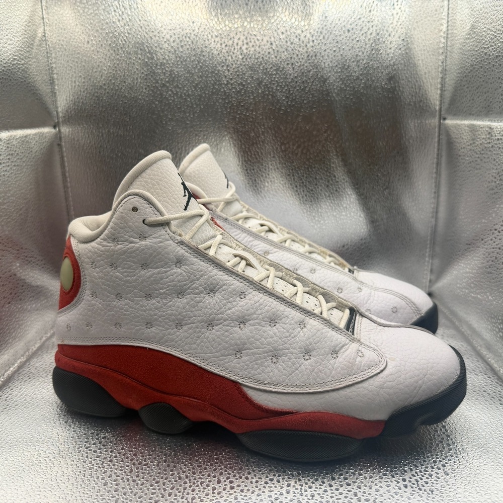 Size 8.5 Jordan 13 Retro Chicago 2016 White/Black-True Red Mens Shoes 414571-122